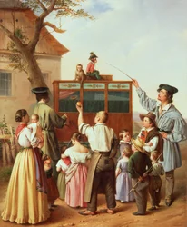 Der reisende Drehorgelspieler, 1842